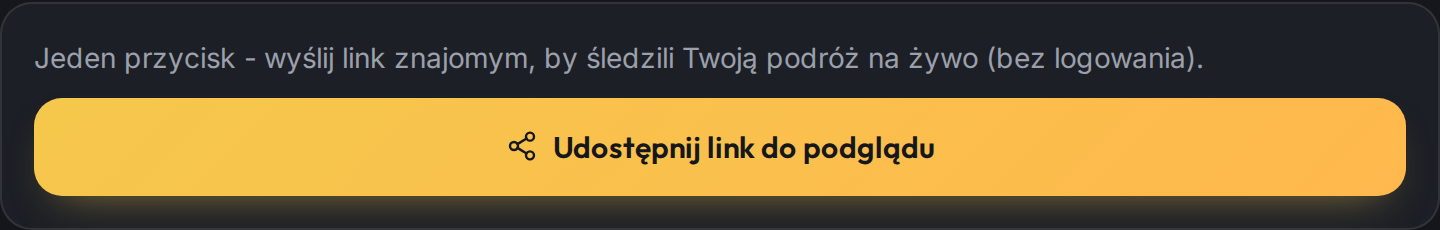 Karta udostępniania z przyciskiem kopiowania linku do podglądu